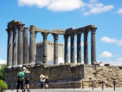 The Famous Roman Temple in Evora
