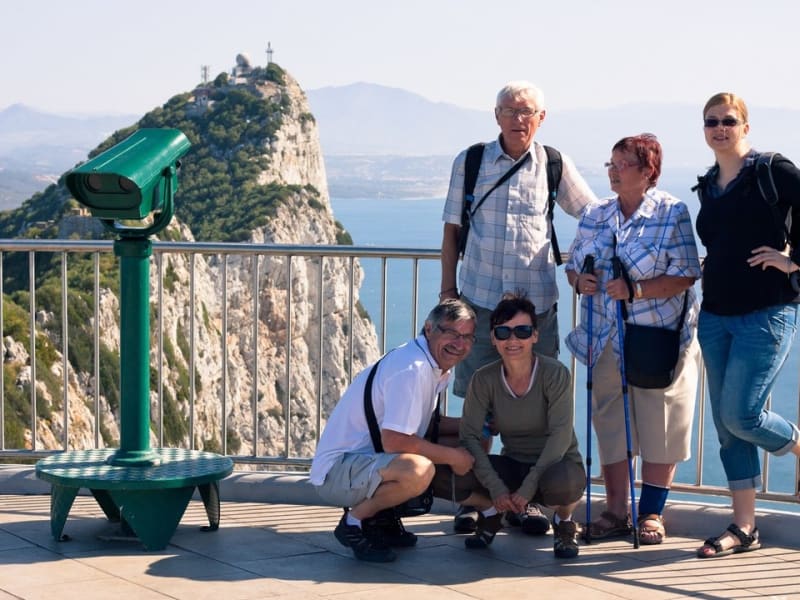 gibraltar, rock, tourists