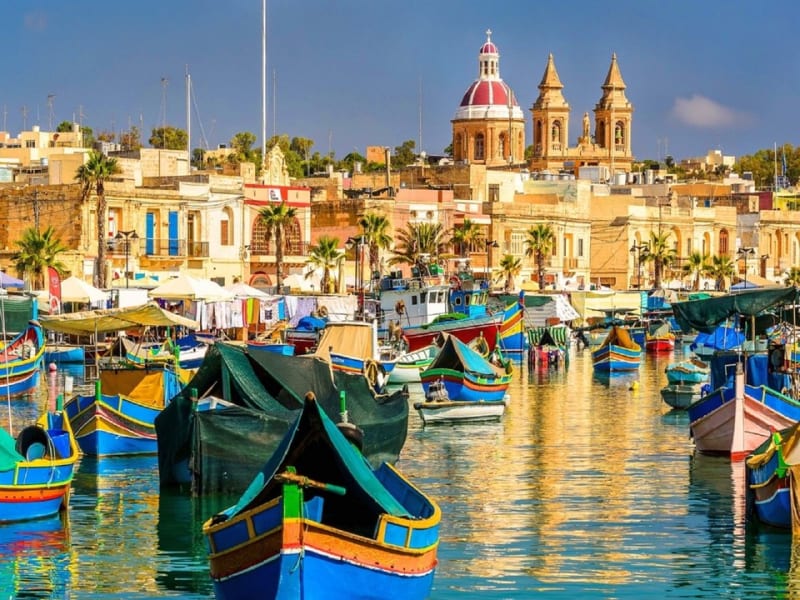 Malta Marsaxlokk Market and Blue Grotto Half Day Tour with Hotel Pick-up  tours, activities, fun things to do in Malta(Europe)｜VELTRA