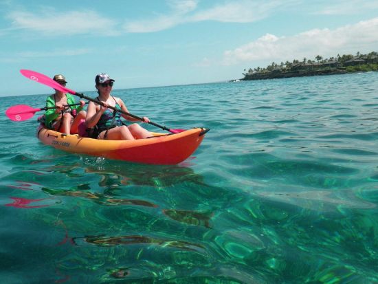 ケアウホウ湾シーカヤック＆シュノーケルツアー　海中洞窟探検プランあり　＜早朝・午前／日本語ガイド＞by キング・カヤック・ハワイ