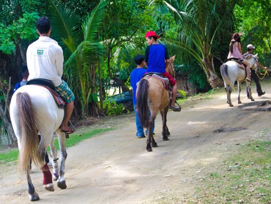 アミューズメントパーク「パパキッツマリーナ&ラグーン」訪問✩海を眺めながらの絶景ジップラインや乗馬体験！＜現地ガイド(日本語可)／フィリピン料理ランチ付き＞