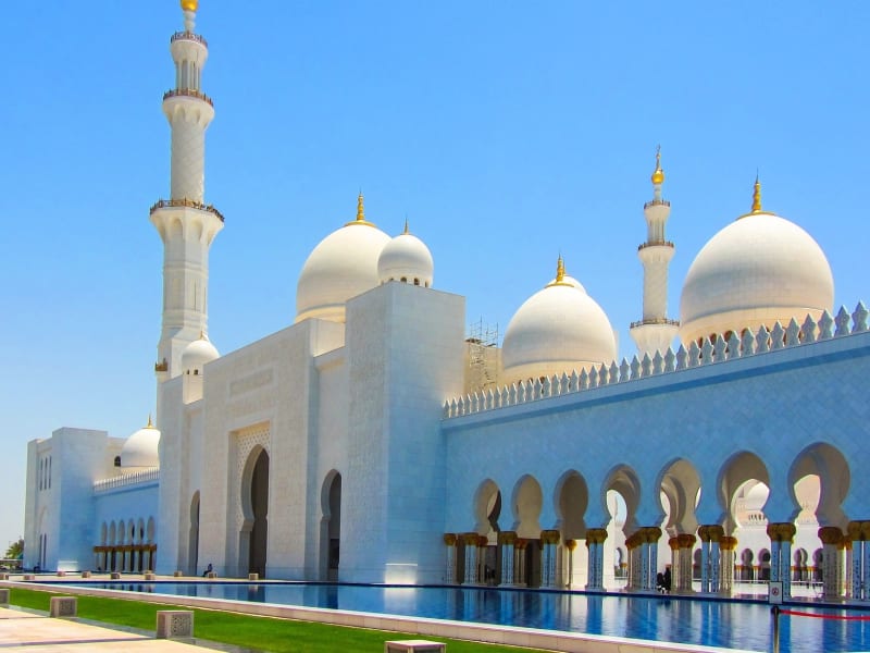 UAE Abu Dhabi Sheikh Zayed Mosque