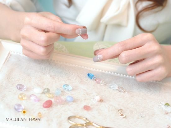 パワーストーンブレスレット作り体験　天然石を使った本格的なオリジナルブレスレット作り＜約30分～60分／センチュリーセンター内＞by マルラニハワイ