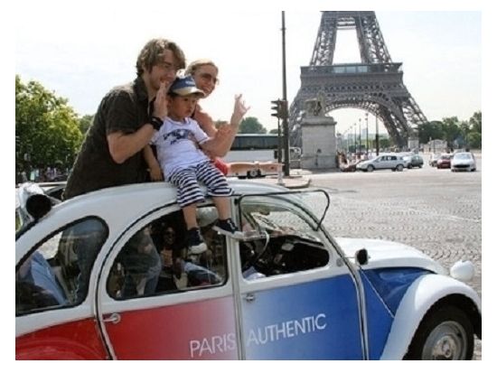 クラシックカー2CVでめぐる　パリ市内観光ツアー ＜貸切／英語ドライバー＞