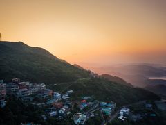 Jiufen and Pingxi Taipei view of the mountains