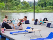 14.Museflower Retreat & Spa Chiang Rai.relaxing on lake