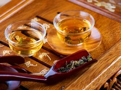 Enjoy Chinese tea at a local tea house