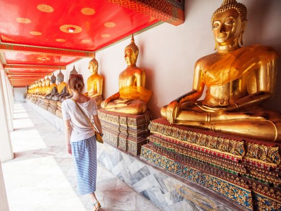 バンコクフォトジェニック観光ツアー 人気凝縮！ピンクのガネーシャ＋ワットパクナム＋定番3大寺院＜1日／日本語／ネバーエンディングサマーのタイランチ／往復送迎＞