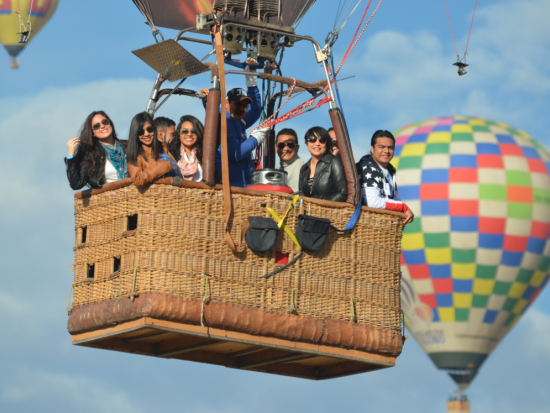世界遺産テオティワカン遺跡 熱気球観光 上空から遺跡の全貌を観賞！ ＜1名予約可／朝食付／メキシコシティ発＞