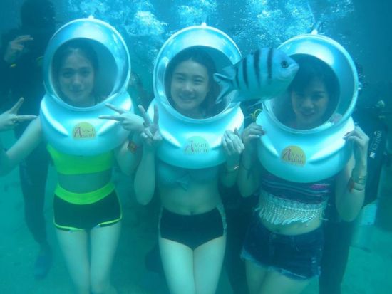 ニャチャン シーウォーカー体験＜英語ガイド／ニャチャン発＞