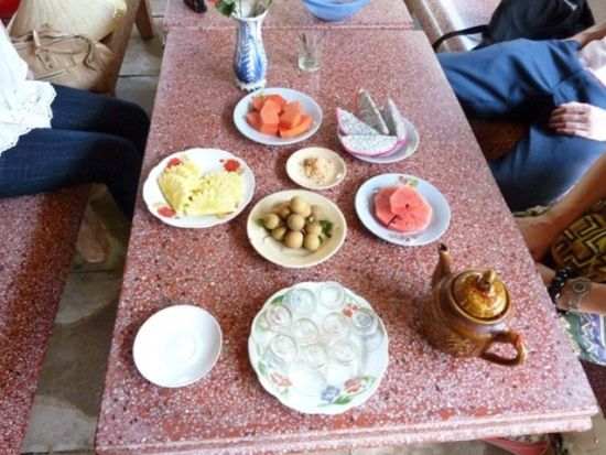 VIP高級車で行く！メコン川クルーズ日帰りツアー　ゆったりシートで長時間も快適移動＜貸切／往復送迎／現地ガイド(日本語可)／皇太子様訪問時の昼食付＞