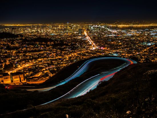 ツインピークス＆トレジャーアイランド　夜景鑑賞ツアー ＜日本語ガイド＞