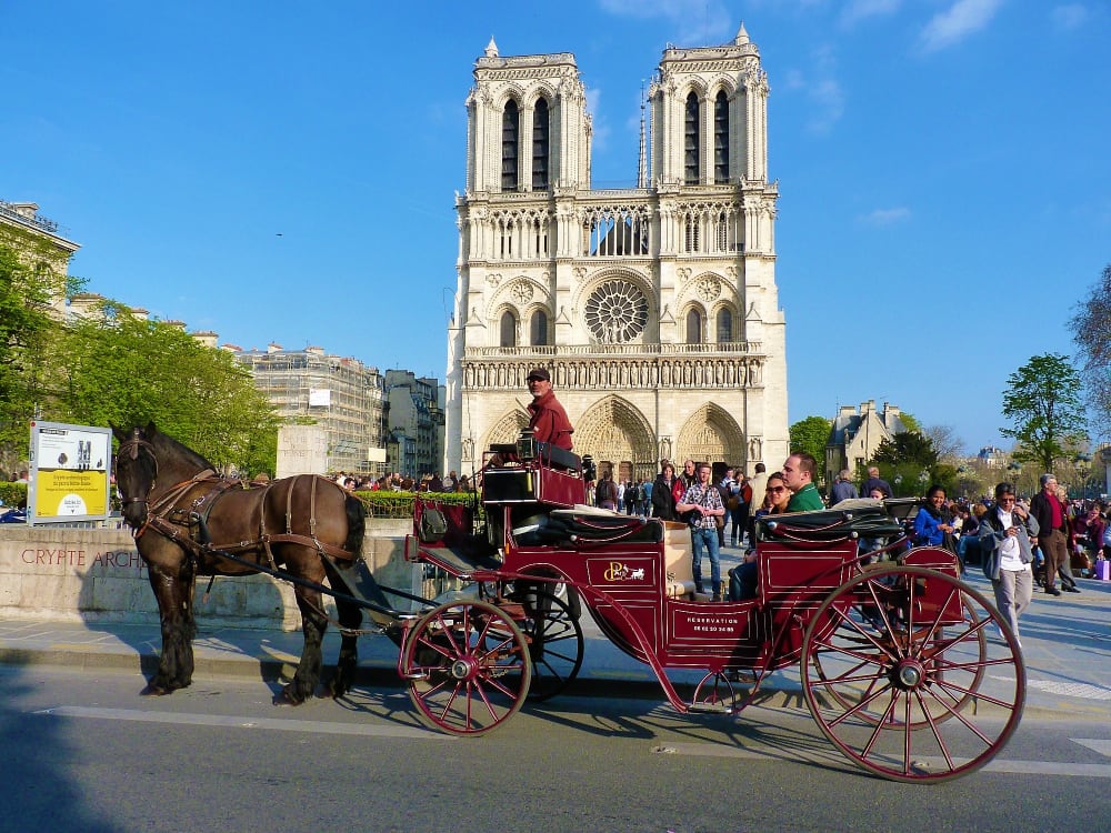 Fiacre, Carriage, Horse-Drawn, Paris