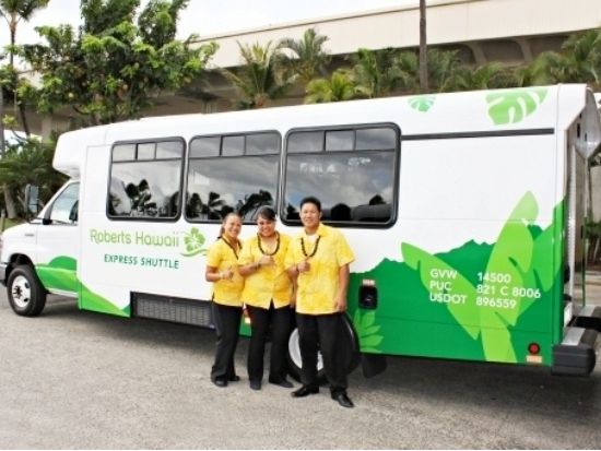 【空港送迎】ダニエル・K・イノウエ国際空港（旧ホノルル国際空港）⇔ホテル 格安乗合送迎シャトルサービス by ロバーツハワイ