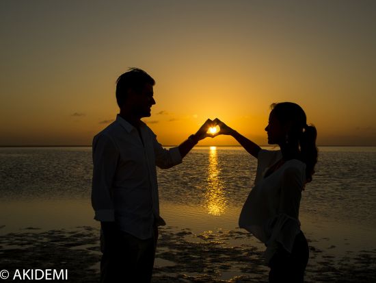 カンクン・ウェディングフォト　サンセット撮影プラン　女性プロカメラマン「Aki Demi」監修＜メキシコ人カメラマン（英語）／カンクン発＞