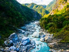 Liwu River in Taroko Gorge National Park