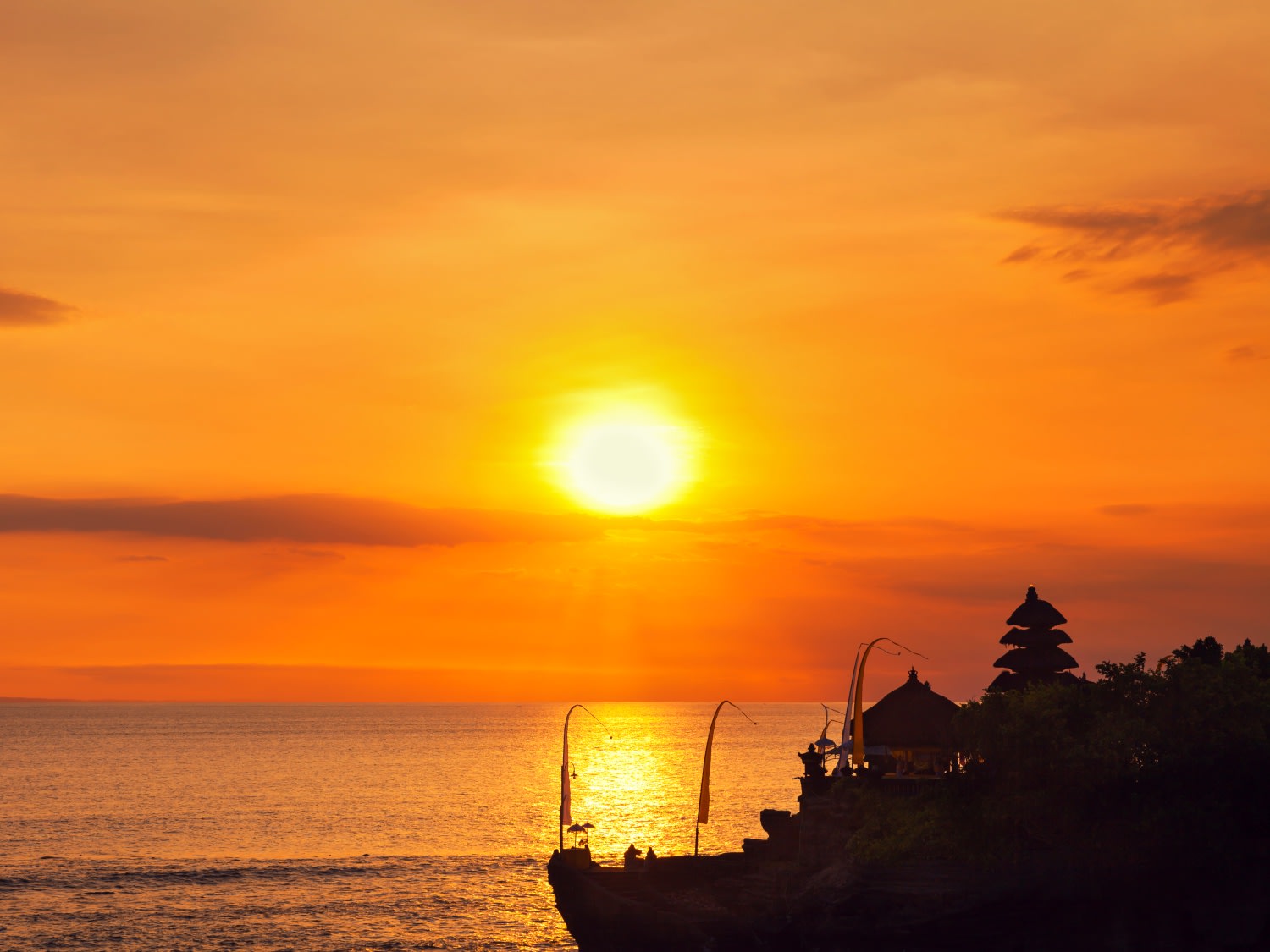 タナロット寺院夕日＆タマンアユン寺院 (バリ島内観光ツアー) | バリ島