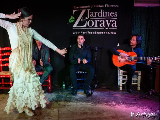 フラメンコ・ショー　タブラオ「ハルディネス・デ・ソラヤ（Jardines de Zoraya）」＜グラナダ＞