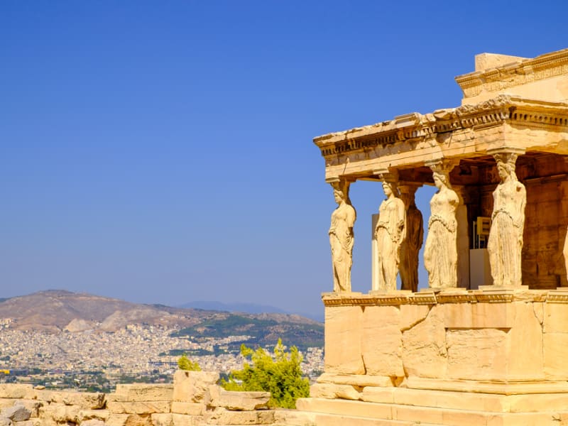 Greece, Athens, Erechtheion Temple