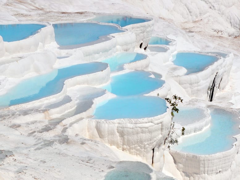 Pamukkale Day Tour with Lunch and Round Trip Flights from Istanbul