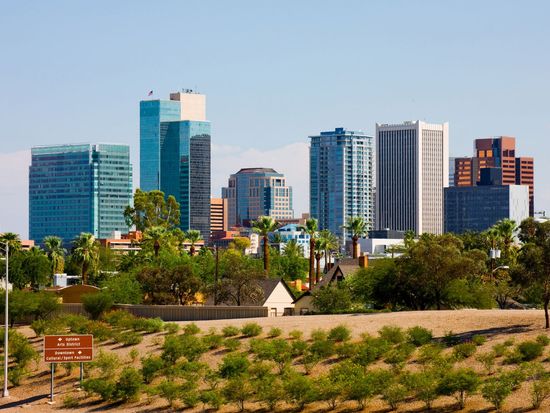 USA_Arizona_Downtown Queen Creek_Cityscape