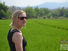Mae Sa Valley woman in the field