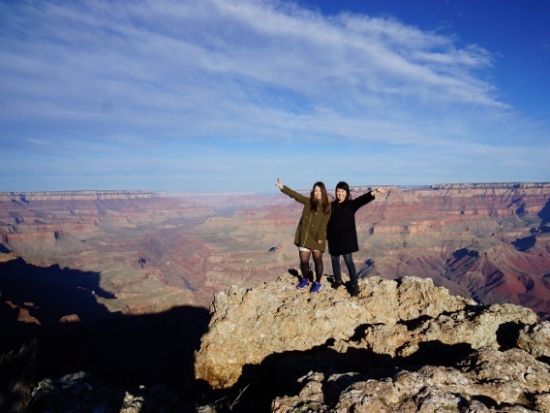 グランドサークル1泊2日ツアー　グランドキャニオン4つの展望台＆ルート66の町セリグマン ＜日本語ガイド／ロサンゼルス発＞