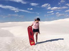lancelin sand dunes sandboarding