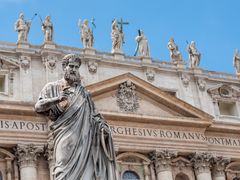Italy, Vatican, St. Peter's Basilica facade