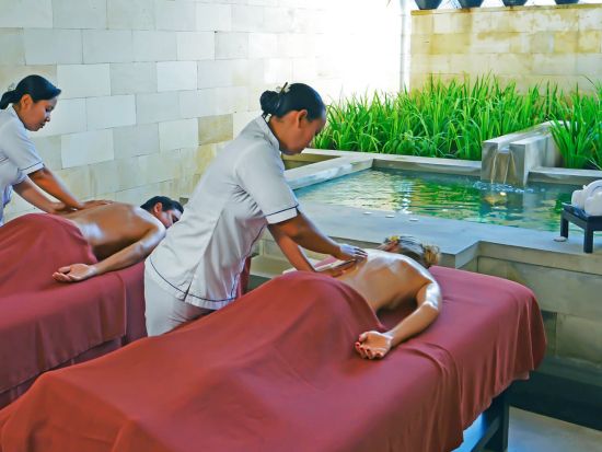 ザ スパ アット ザ バレ「The Spa at THE BALE」高級ホテルの洗練された施設！コース料理付きもあり＜食事付あり／往復送迎付／ヌサドゥア地区＞