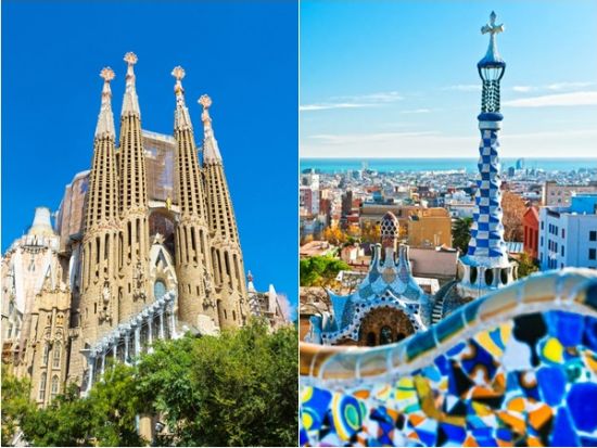 世界遺産サグラダ・ファミリア＆グエル公園　半日観光ツアー ＜英語ガイド／午前or午後／バルセロナ＞