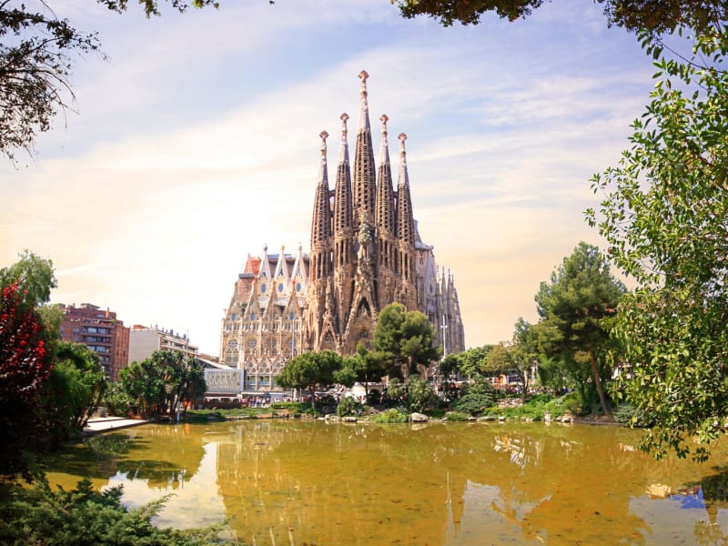 Spain, Barcelona, Sagrada Familia