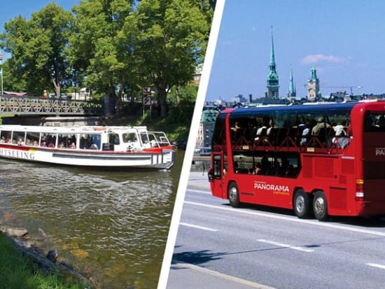 stockholm, canal cruise, bus tour