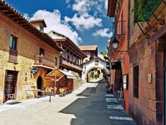Spain, Barcelona, Poble Espanyol