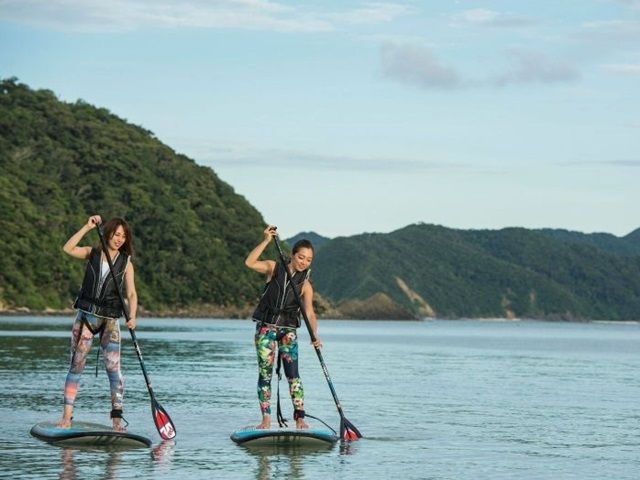 SUP体験60分ツアー 奄美ブルーを楽しむSUP体験 安心のレクチャー付き
