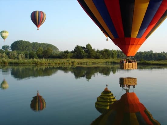 Fontainebleau hot air balloon flight