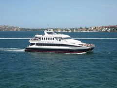 magistic cruise ship sailing sydney harbour