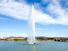 Captain Cook Memorial Fountain Canberra Australia