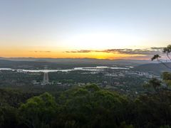 Canberra city view from Mount Ainslie