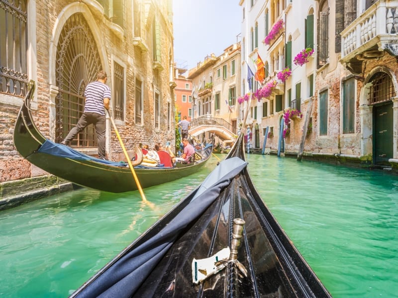 Grand Canal, Gondola Ride, Venice, Italy