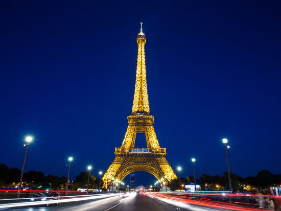 Eiffel Tower at night