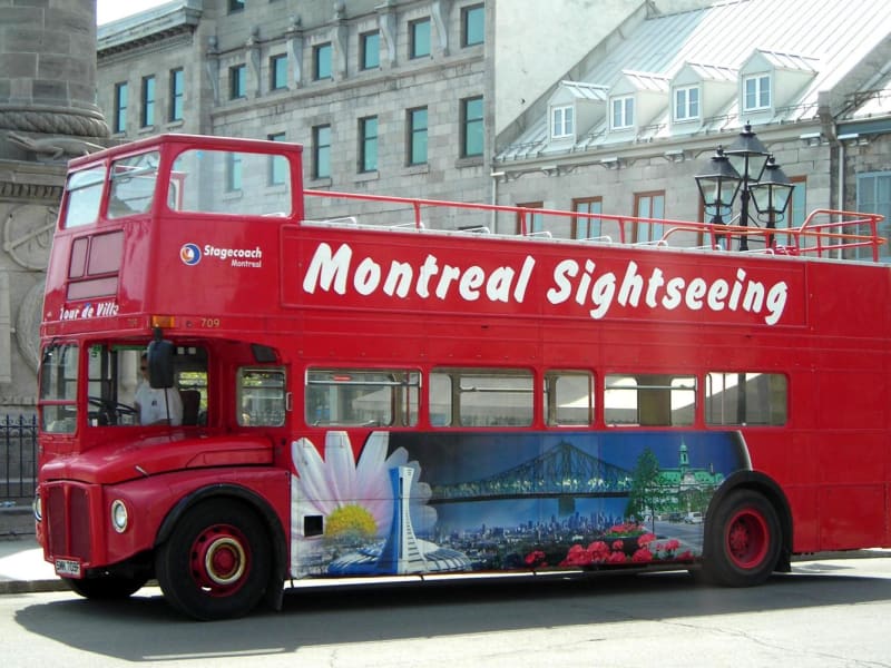 hop on bus tours montreal