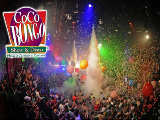 人気ナイトクラブ「ココボンゴ」 カンクンの夜を盛り上げる本格エンターテインメント＜飲み放題付／往路送迎付き／カンクン＞
