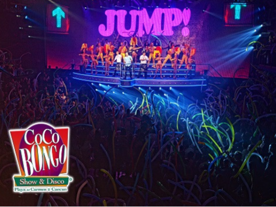 人気ナイトクラブ「ココボンゴ」 カンクンの夜を盛り上げる本格エンターテインメント＜飲み放題付／往路送迎付き／カンクン＞