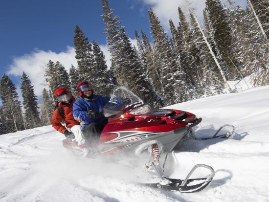 スノーモービル体験ツアー　お試し操縦体験付き ＜11～4月／日本語または英語ガイド＞