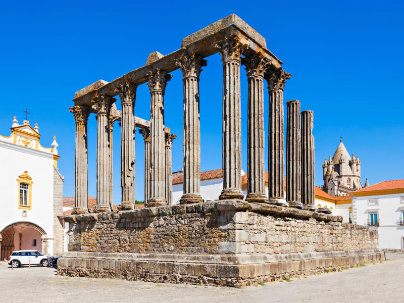 Portugal Roman Temple of Evora