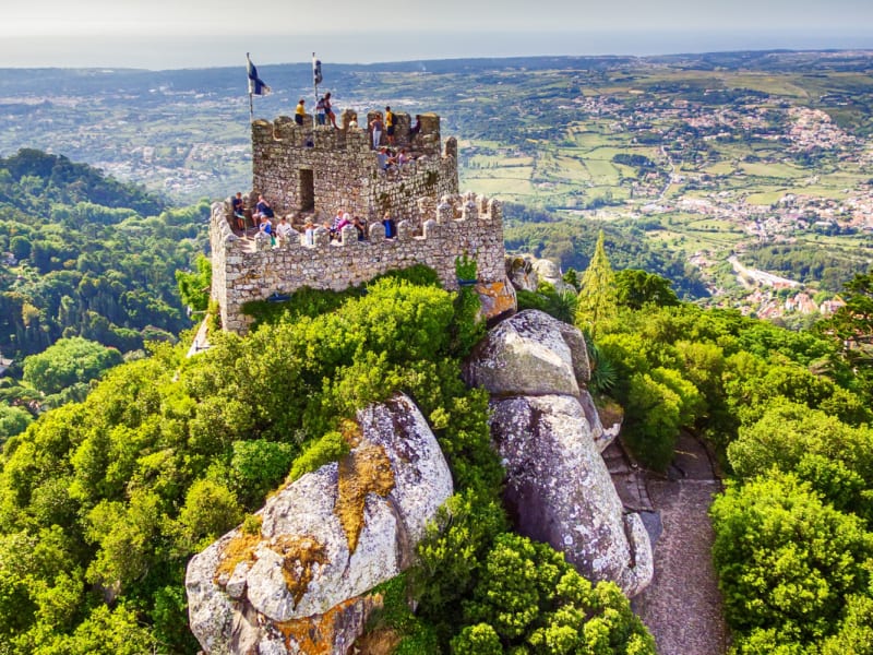 Portugal Sintra Castle of the Moors
