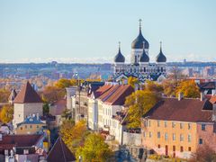 Estonia, Tallin, Cityscape