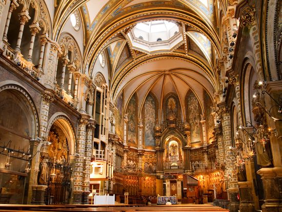 Spain_Montserrat_Monastery_Inside_shutterstock_38812204