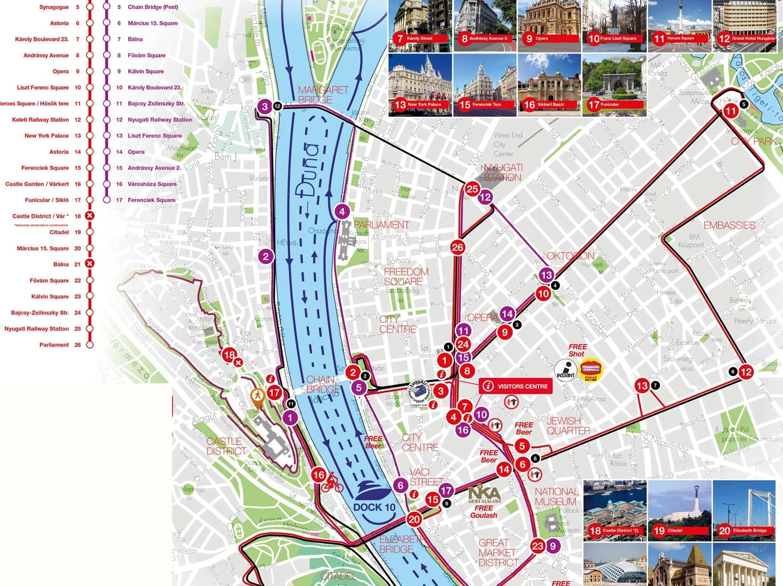 walking tour map of budapest